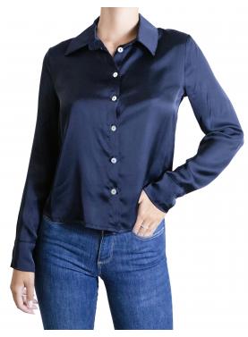 Camicia in viscosa con colletto